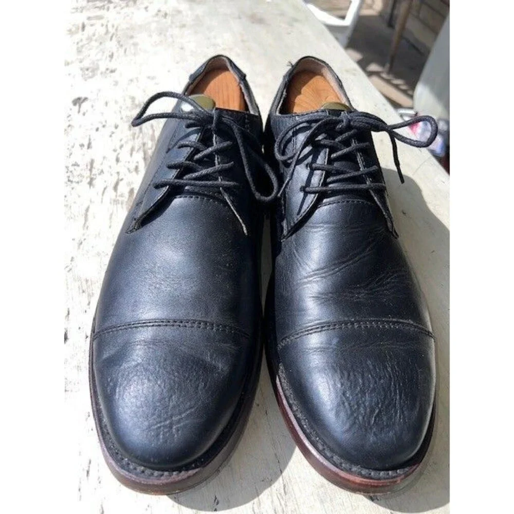 Seal Of The Sutro “Ralston” San Francisco Goodyear Welted Black CapToe Shoes 12D